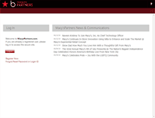 Tablet Screenshot of macyspartners.com